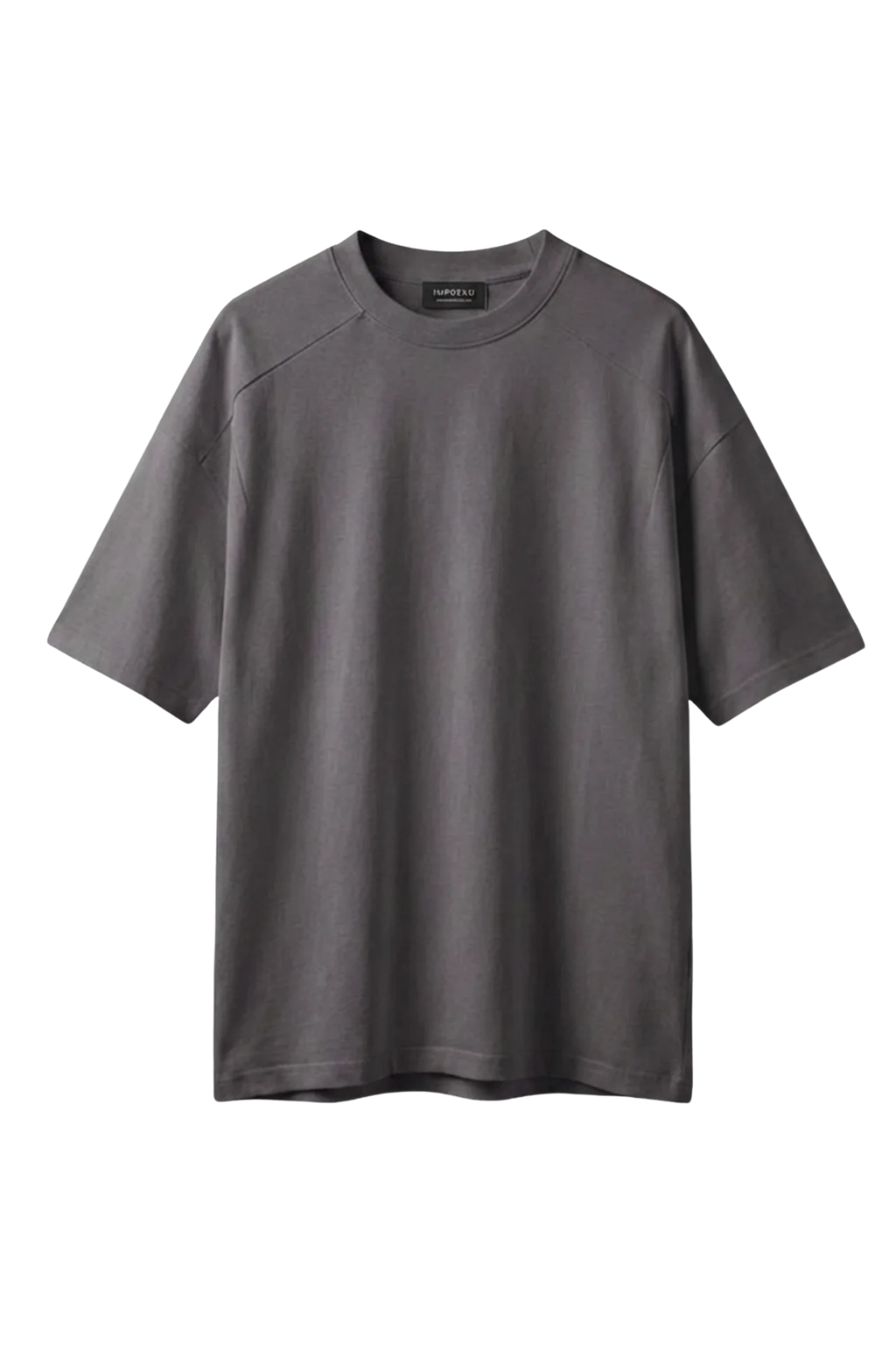 Gray t-shirt on a white background