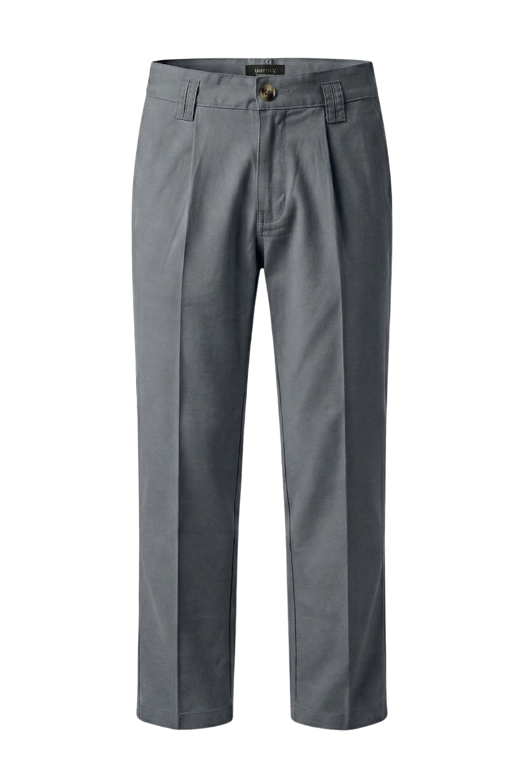 Navy blue pants on a white background