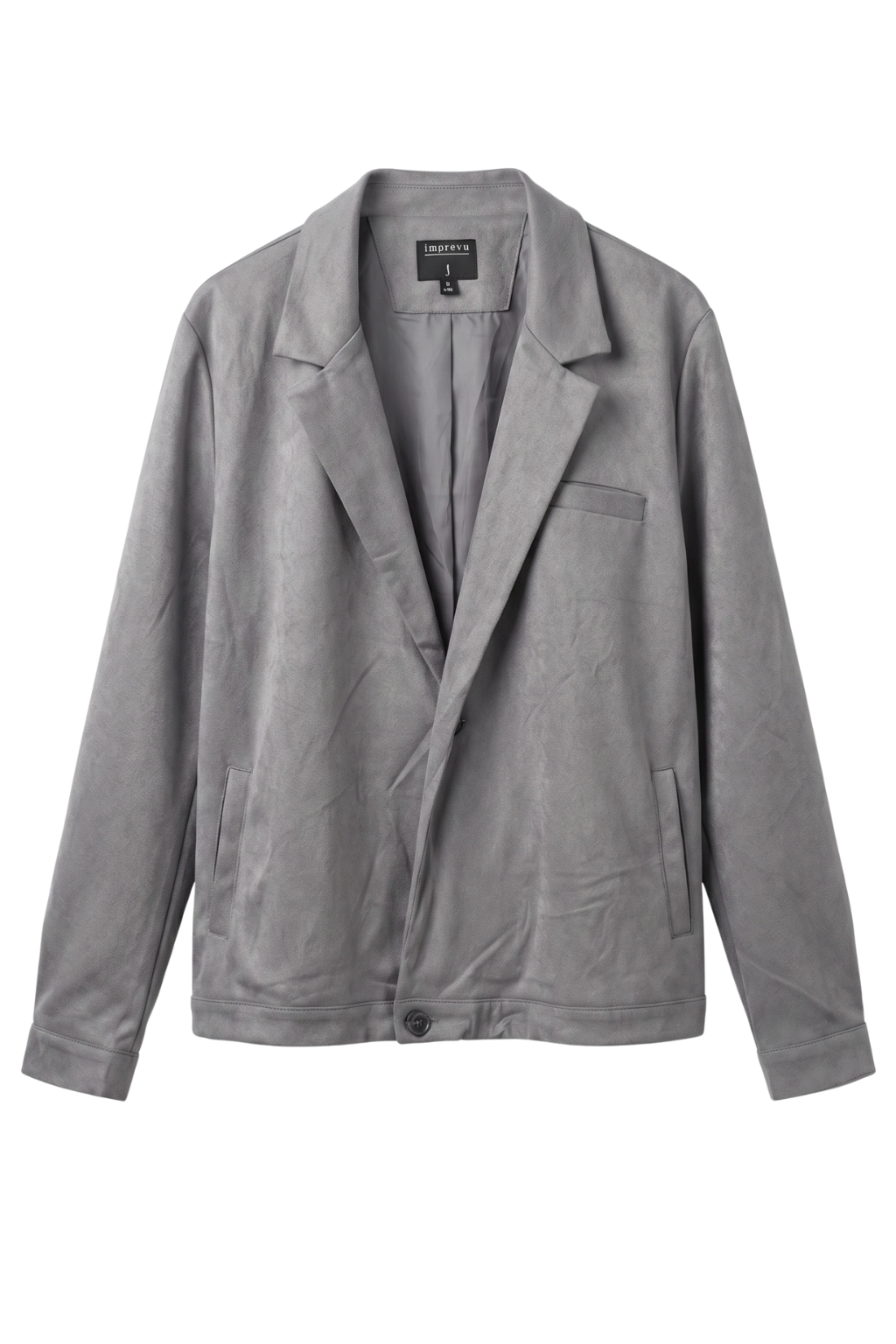 Gray jacket on a white background