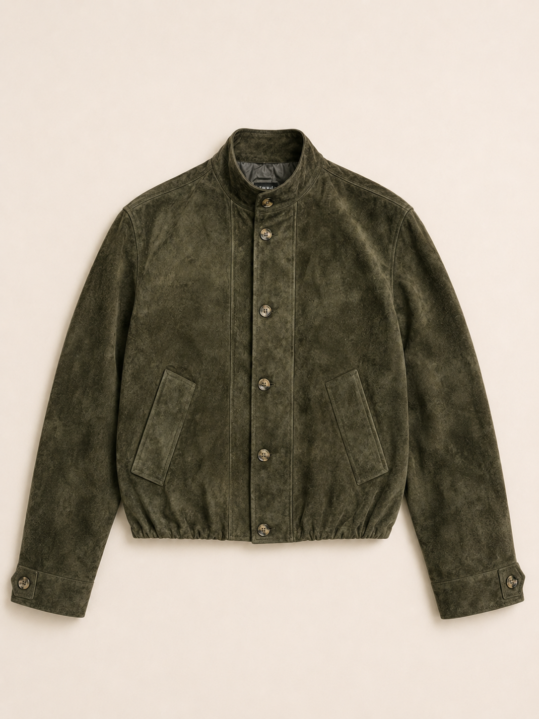 Suede Finish Bomber Jacket