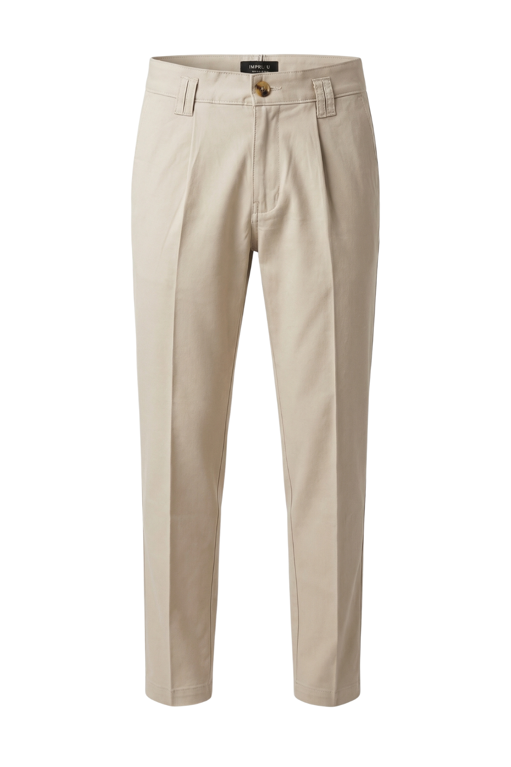 Beige pants on a white background