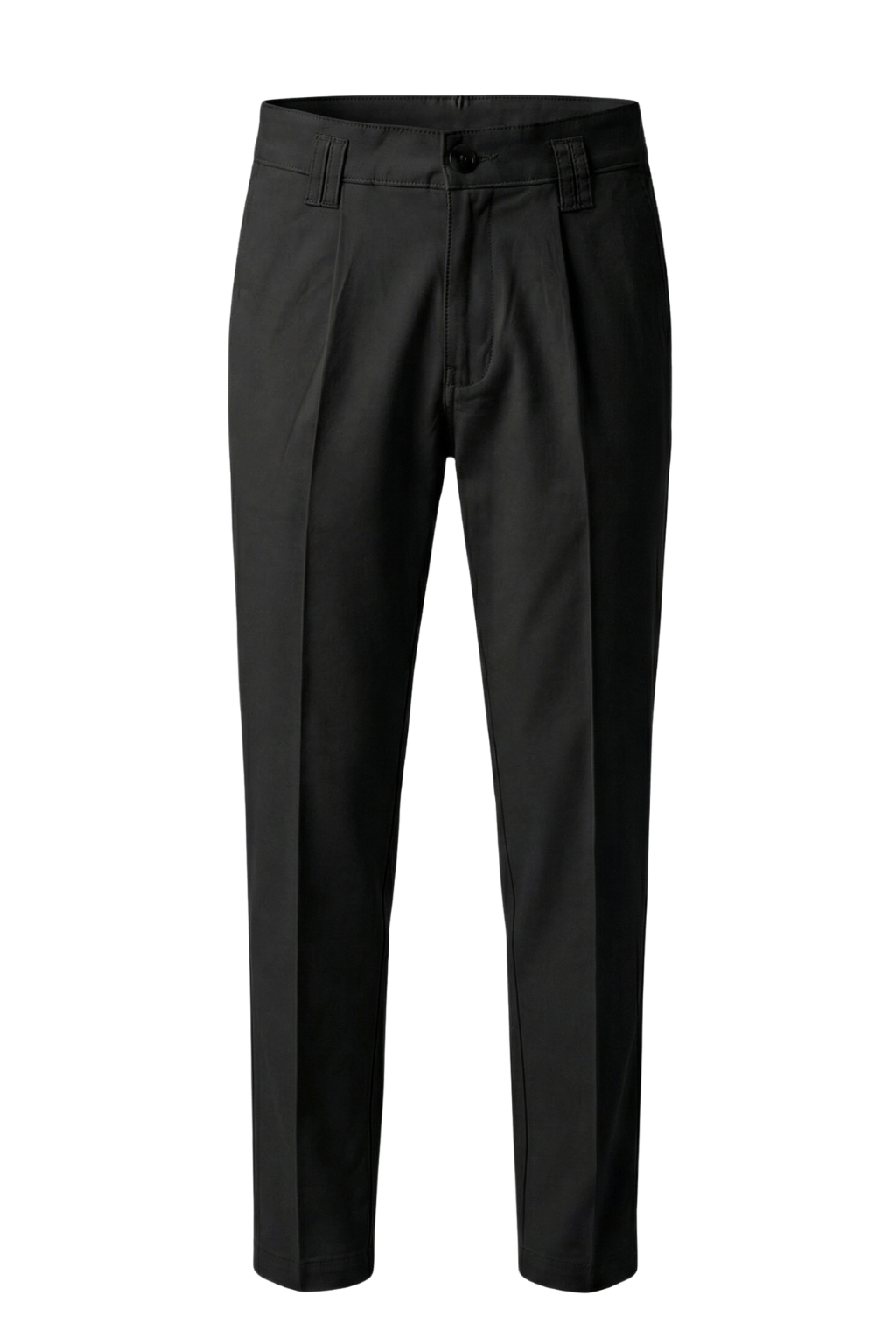 Black pants on a white background