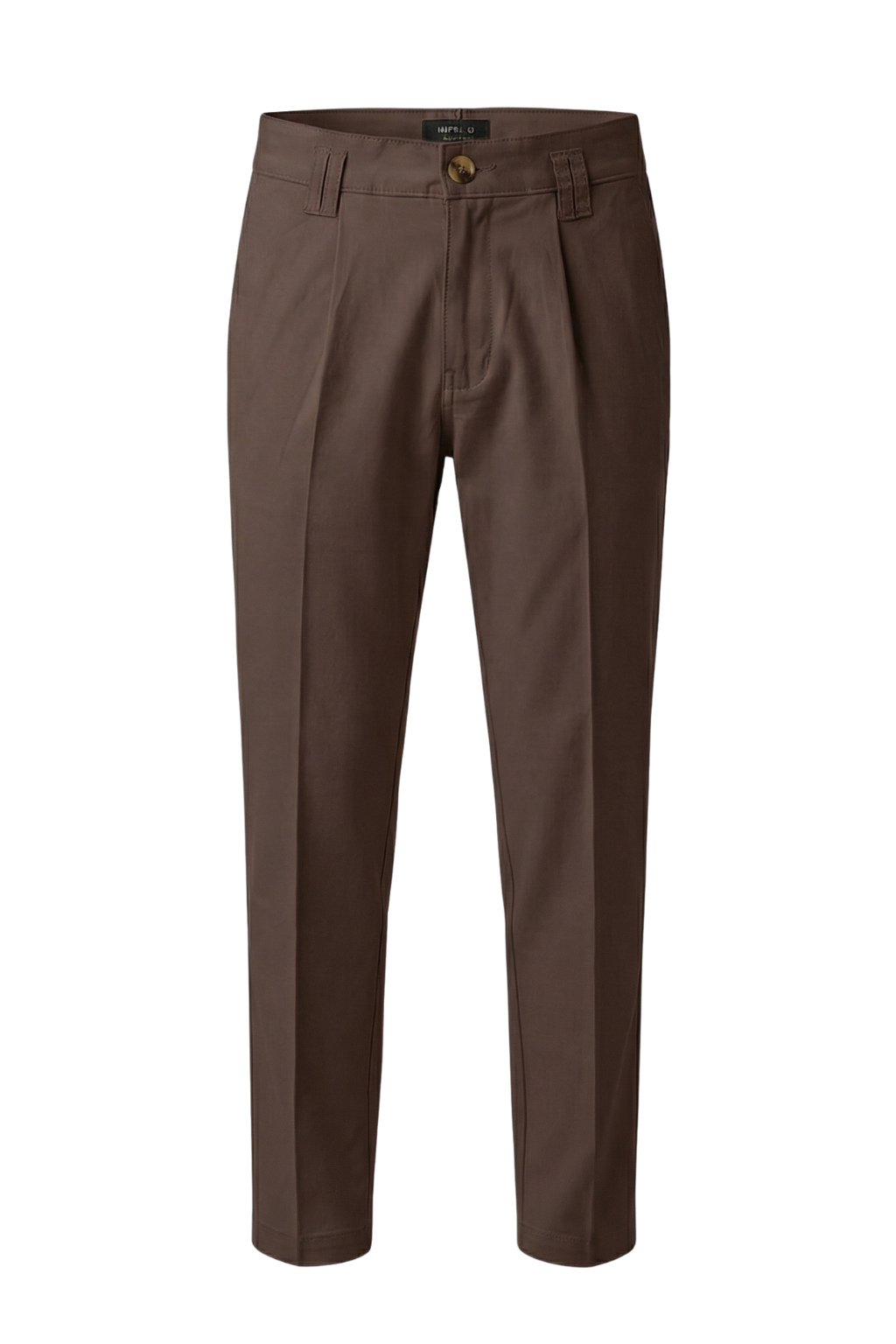 Beige pants on a white background