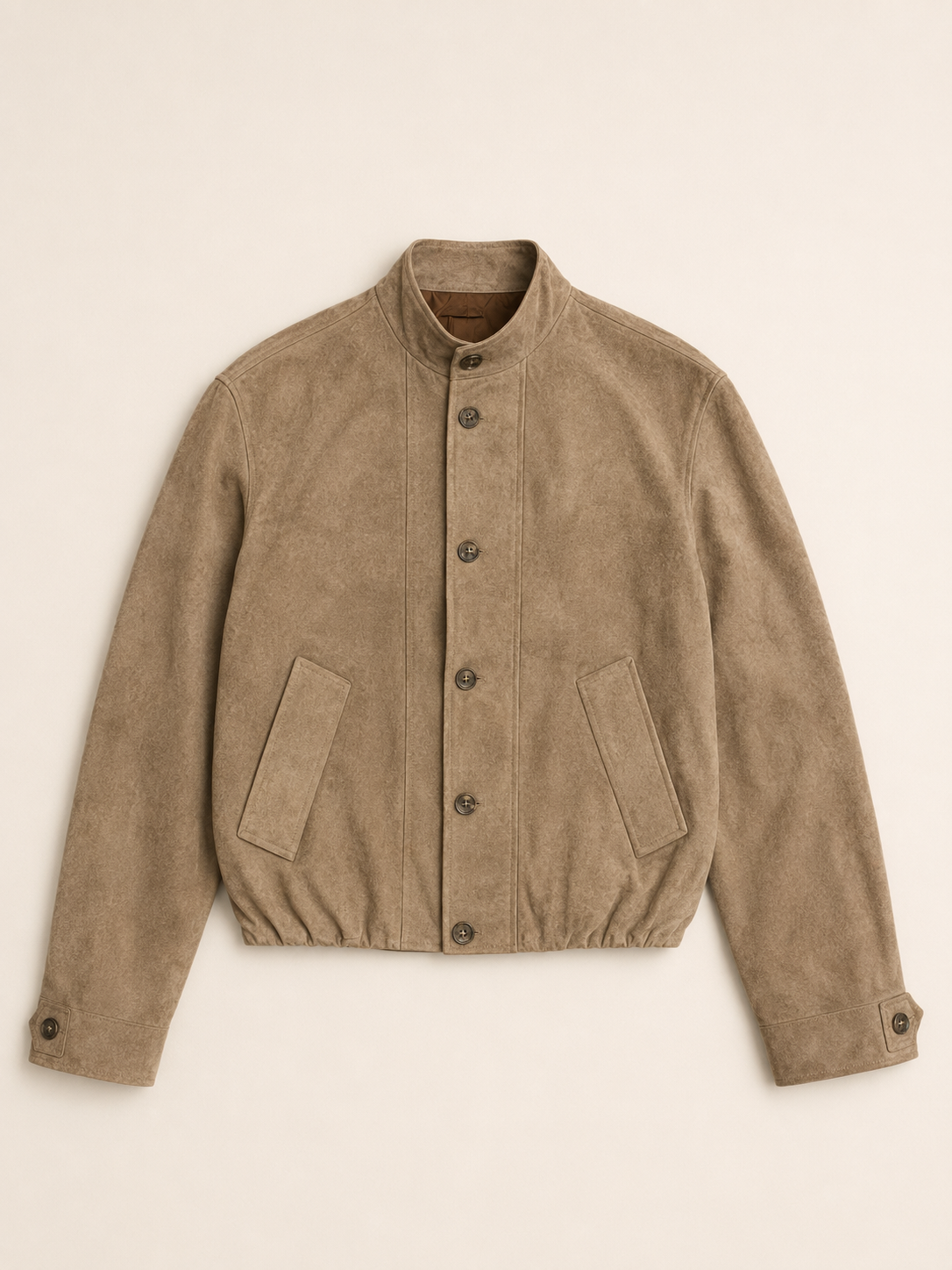 Suede Finish Bomber Jacket
